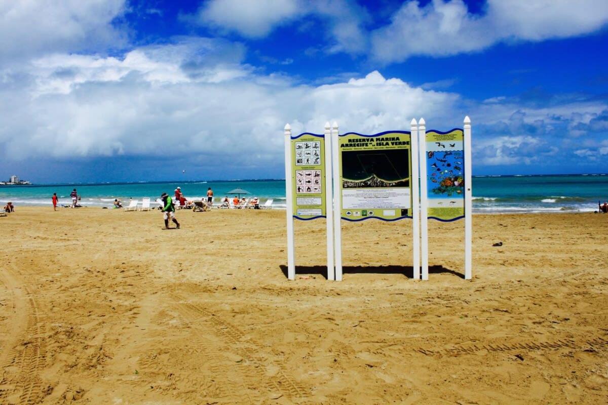 2Br Gem Ocean Front Building Isla Verde Beach San Juan Exterior photo